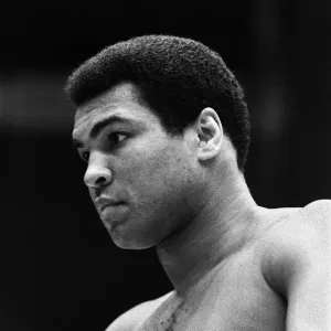 Muhammad Ali training in Deer Lake, Pennsylvania ahead of his second fight with Leon