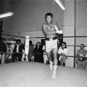 Muhammad Ali training at Gleasons Gym in New York, for his World Heavyweight Title Muhammad Ali training at Gleasons Gym in New York, for his World Heavyweight Title