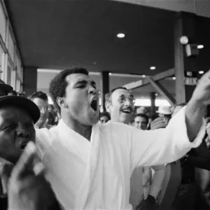 Muhammad Ali in Training Camp Print, Catskill Mountains 1976
