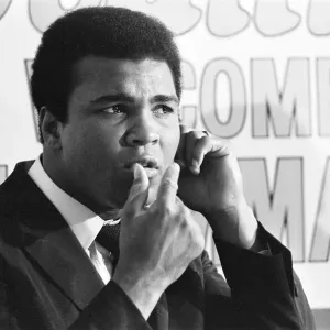 Muhammad Ali visits the co-op and Birmingham New Street railway station during his Muhammad Ali visits the co-op and Birmingham New Street railway station during his