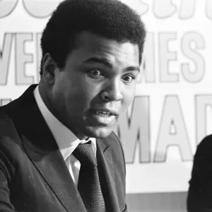Muhammad Ali visits the co-op and Birmingham New Street railway station during his Muhammad Ali visits the co-op and Birmingham New Street railway station during his