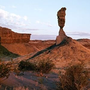 Mukurob Rock Formation known as Finger Of God in Namibia Africa