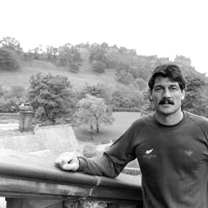 Murray Mexted, New Zealand rugby player on tour in Edinburgh. 26th October 1983