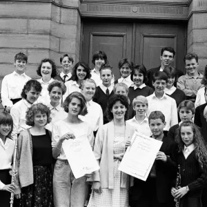 Honley High School Senior Orchestra Print 12th July 1989 Honley High School Senior Orchestra Print 12th July 1989