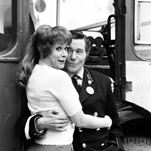 Mutiny On The Buses, filming, Elstree Film Studios, Hertfordshire, 29th February 1972
