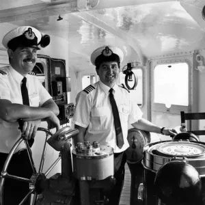 MV Royal Iris Print - Meeting the QE2, 24th July 1990