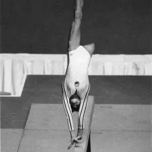 Nadia Comaneci Gymnast Print 1976 Montreal Olympics