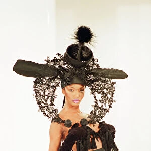 Naomi Campbell, London Fashion Week 1993, 18th October 1993