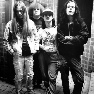 Napalm Death, la banda de thrash cuyo frontman es Lee Dorian de Wood End.
