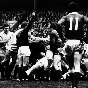 Five Nations Championship England v Wales Print 16th February 1980