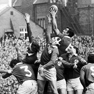 Five nations Championships Wales v Ireland Cardiff Arms Park 13th March 1971