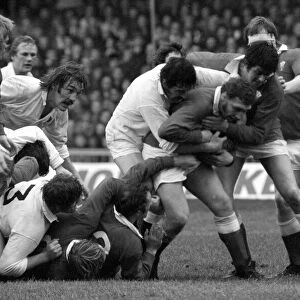 Five Nations Rugby 1977. England v Wales. 6th March 1977