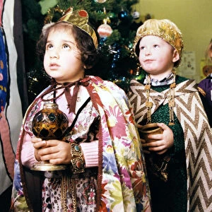 Nativity play at Birchfield School, Liverpool. 13th December 1995