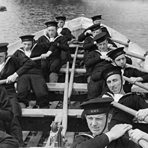 Naval Cadets undergoing training at a Naval establishment in the heart of England during