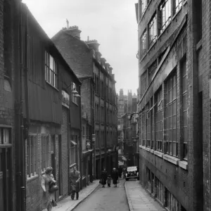 Needless Alley Print, Birmingham Circa 1950