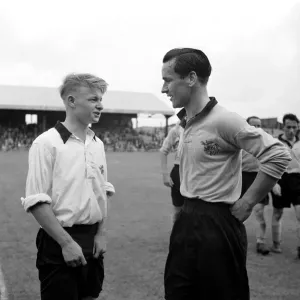 Neil Hamlton right and Johnny Stephens. August 1952 C4091 Neil Hamlton right and Johnny Stephens. August 1952 C4091