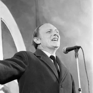 Print of Neil Kinnock at a 1983 CND Rally in London Print of Neil Kinnock at a 1983 CND Rally in London