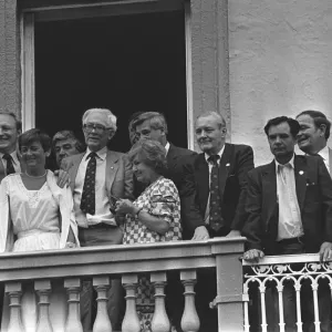 1983 Print of Labour Politicians at Miners Gala in Durham