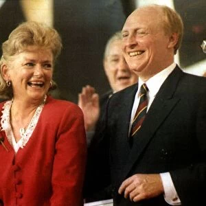 Neil Kinnock Politician with his wife Glenys Kinnock