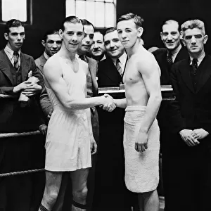Nel Tarleton vs Johnny McGrory, British Feather Weight title fight held at Anfield