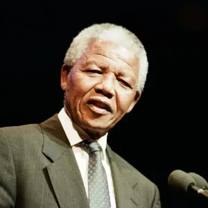 Nelson Mandela speaks at ICC, Birmingham, 10th October 1993 Nelson Mandela speaks at ICC, Birmingham, 10th October 1993