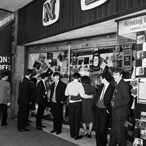 NEMS (North End Music Stores) shop in Liverpool, owned by Beatles manager Brian Epstein