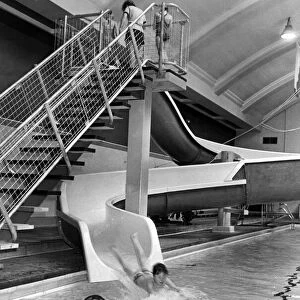 A new 25 metre slide with fast curves which cost £15, 000 at Scotswood Baths