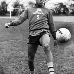 New Birmingham City footballer Howard Gayle in training. 21st January 1983 New Birmingham City footballer Howard Gayle in training. 21st January 1983