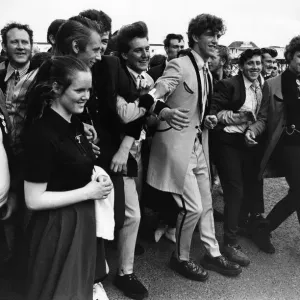 New Brighton Promenade was taken back to 1955 when Granada TV filmed a documentary New Brighton Promenade was taken back to 1955 when Granada TV filmed a documentary