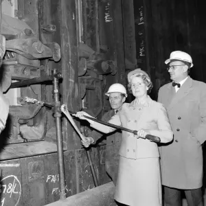 New coke ovens open at South Bank, Middlesbrough. 1971 New coke ovens open at South Bank, Middlesbrough. 1971