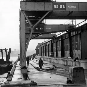 North Shields Albert Edward Dock Quay Print 1937
