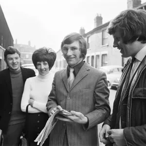 Colin Todd Signs Autographs at the Baseball Ground Print Colin Todd Signs Autographs at the Baseball Ground Print