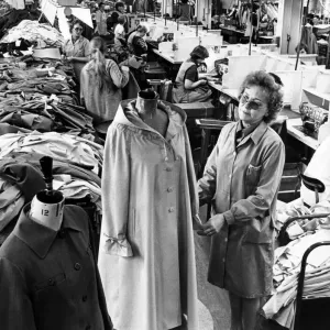 Vintage Print: Dannimac Factory Fashion, Middlesbrough 1978 Vintage Print: Dannimac Factory Fashion, Middlesbrough 1978