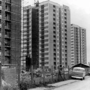 Walker High Rise Flats Construction Print 20 July 1961