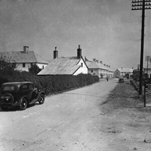 New houses being built on the edge of Kirkby. April 1939