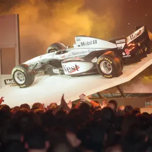 New McLaren MP4 12 Formula One Motor Racing Car is launched at Alexandra Palace in London New McLaren MP4 12 Formula One Motor Racing Car is launched at Alexandra Palace in London