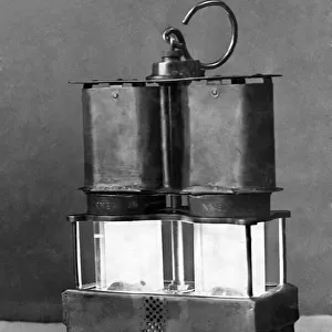 A new miners lamp invented by Mr E. A. Hailwood. December 1927 P018214