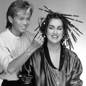 New Perm Print for Melanie, October 1984