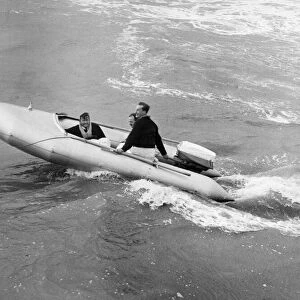 A new rescue craft was tested at Littlehampton, Sussex, Wednesday 17th April, 1963