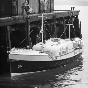 A new self righting lifeboat is put through trials at Tynemouth Lifeboat station A new self righting lifeboat is put through trials at Tynemouth Lifeboat station