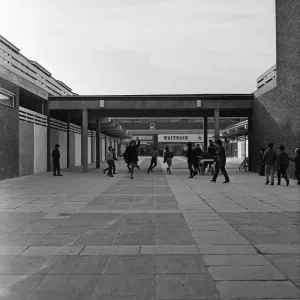 New shopping centre, near Prospect Park, Reading, Berkshire. 14th February 1967 New shopping centre, near Prospect Park, Reading, Berkshire. 14th February 1967