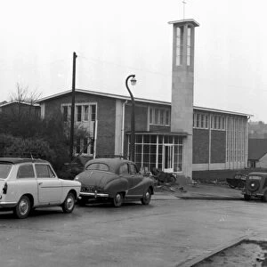 The new St Peters church at Queensway, Chelston in February 1962