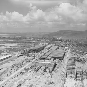 New Steel Works near Port Talbot circa 1951 024971 / 6