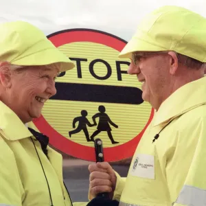 New Uniforms and Signs for Lollipop Ladies and Men to adhere to new EU Regulations New Uniforms and Signs for Lollipop Ladies and Men to adhere to new EU Regulations