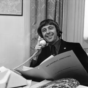 New Womens FA team manager John Adams. 28th December 1972