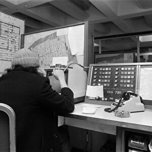 New York Police, communication centre. 13th February 1981