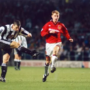 1996 Newcastle vs Manchester United Print, St James Park 0-1 1996 Newcastle vs Manchester United Print, St James Park 0-1
