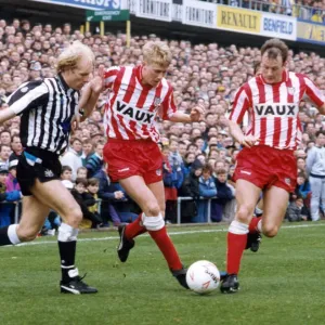 Newcastle 1 - 0 Sunderland English League Division 2 match held at St James Park