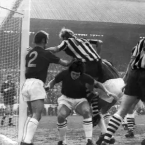 Newcastle 2-0 Burnley, match de la finale de la coupe d'Angleterre à Hillsborough, samedi 30 mars 1974. Newcastle 2-0 Burnley, match de la finale de la coupe d'Angleterre à Hillsborough, samedi 30 mars 1974.