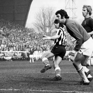 Newcastle 2-0 Burnley, FA Cup semi final match at Hillsborough, Saturday 30th March 1974